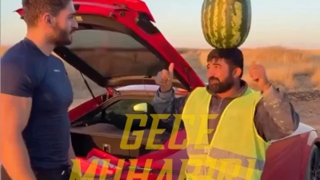 Testo Taylan, kafasında karpuz taşıyan Mustafa abiyle buluştu