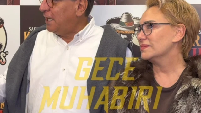Volkan Severcan, Melda Gür ile birlikte “Karanlıkta Kumpas” oyununu izlemek üzere geldi