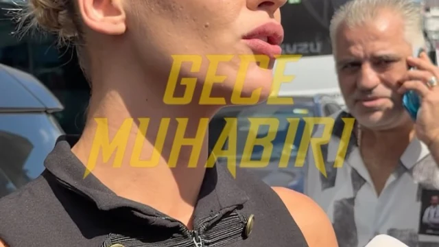 Melisa Döngel, Serhat Mustafa Kılıç’ı son yolculuğuna uğurlamak için Harbiye Muhsin Ertuğrul Sahnesine geldi