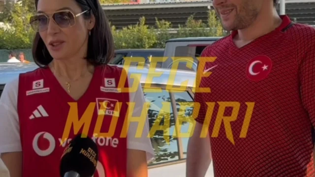 Filenin Sultanları’nı final müsabakasında desteklemek için Sinan Erdem Spor Salonu’na gelen Ahu Yağtu ve Bora Cengiz çifti Gece Muhabiri Samet Aday’ın sorularını yanıtladı