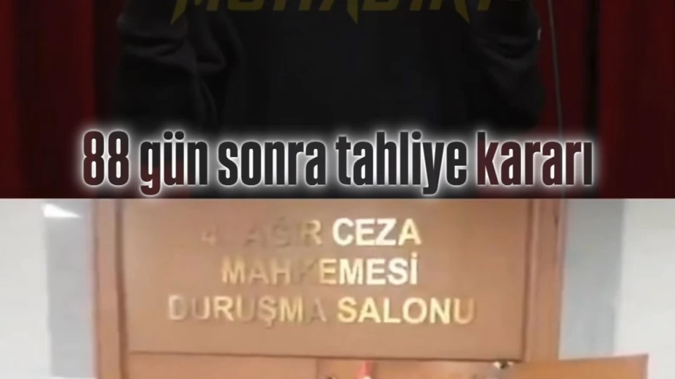 Ölü Deniz adlı stand-up gösterisinin ardından yurt dışı tatilinden döndükten sonra havalimanında gözaltına alınan ve 3 Temmuz’da tutuklanan komedyen Deniz Göktaş, tutukluluğunun 88