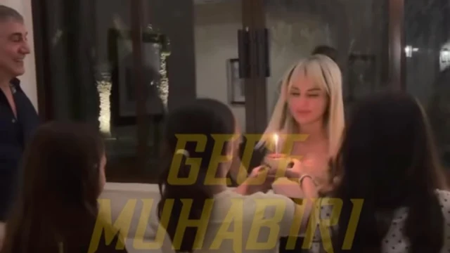 Özge Peker yeni yaşına eşi Reis Sedat Peker ve kızları Lina ile Mila’nın hazırladığı sürpriz doğum günü o
